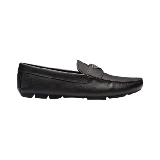 Prada Triangle-Logo Loafers