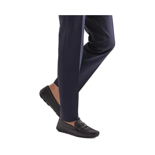 Prada Triangle-Logo Loafers