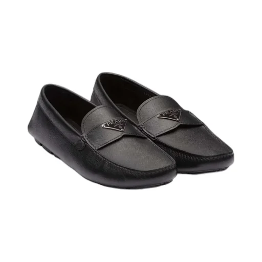 Prada Triangle-Logo Loafers