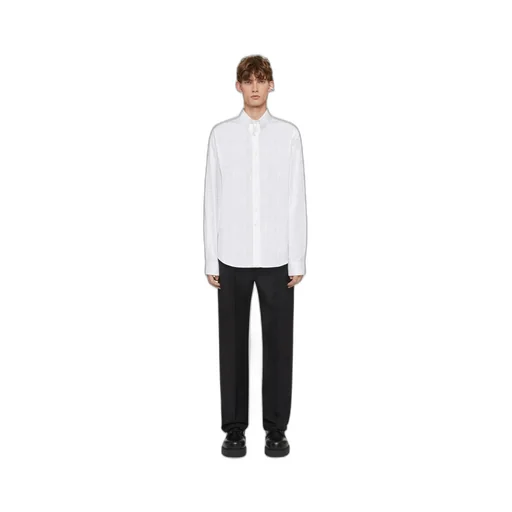 Givenchy 4G Pattern Long-Sleeved Shirt