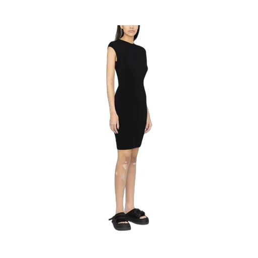 Dsquared2 Open-Back Crewneck Mini Dress