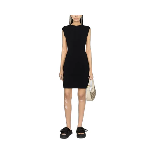 Dsquared2 Open-Back Crewneck Mini Dress