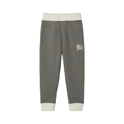 Burberry Kids Logo Embroidered Track Pants