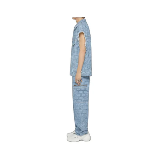 Givenchy	4G Denim Button-Up Vest