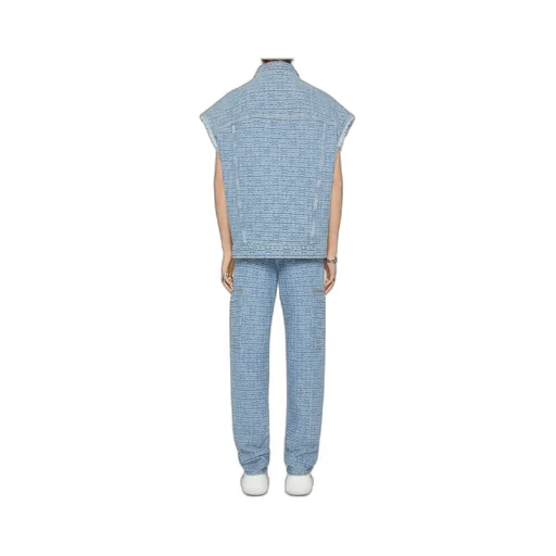 Givenchy	4G Denim Button-Up Vest