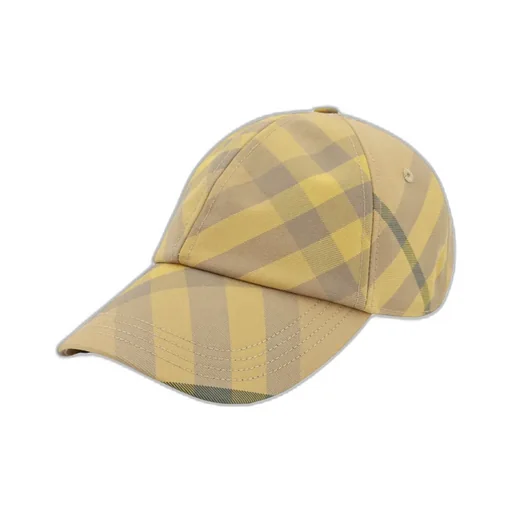 Burberry Check Printed Baseball Cap