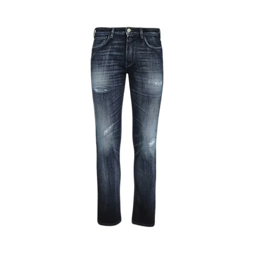 Light-Wash Straight-Leg Jeans