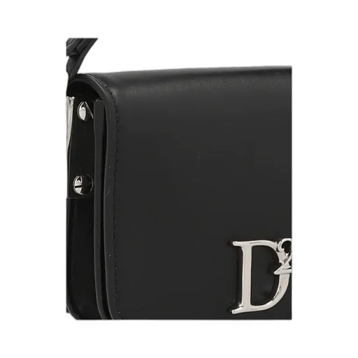 Dsquared2 Logo Plaque Fold-Over Shoulder Bag