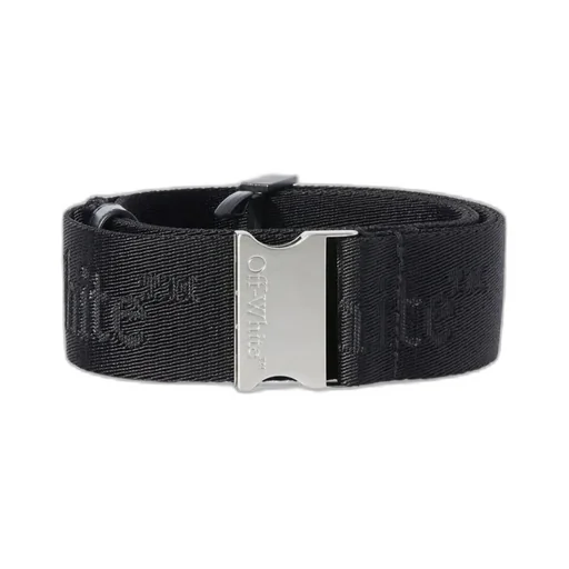 Off-White Tuc Long Tape 35 Logo Engraved Belt