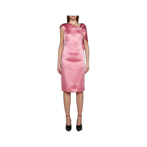 Givenchy Asymmetric Draped-Back Dress