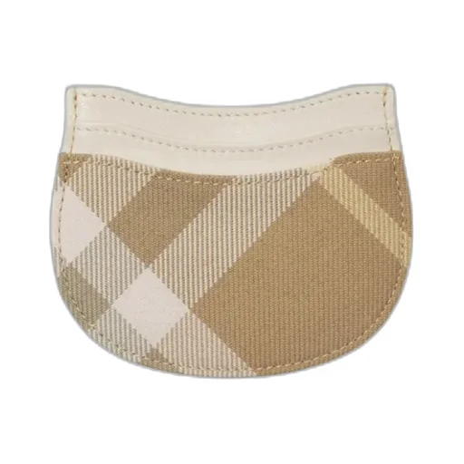 Burberry Rocking Horse Checked Curved-Edge Cardholder