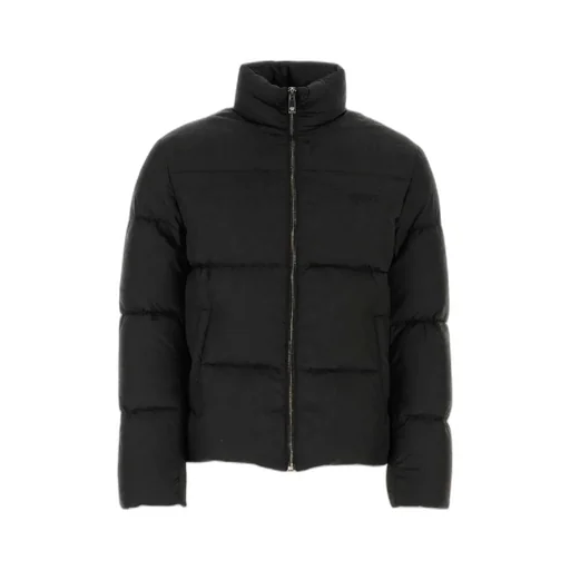 Versace Barocco Silhouette Zip-Up Puffer Jacket