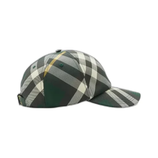 Burberry Checked Curved-Peak Baseball Cap