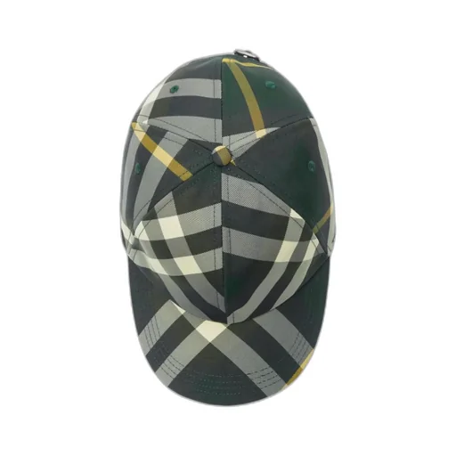 Burberry Checked Curved-Peak Baseball Cap