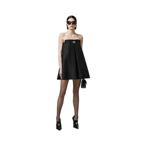 Versace A-Line Bustier Mini Dress