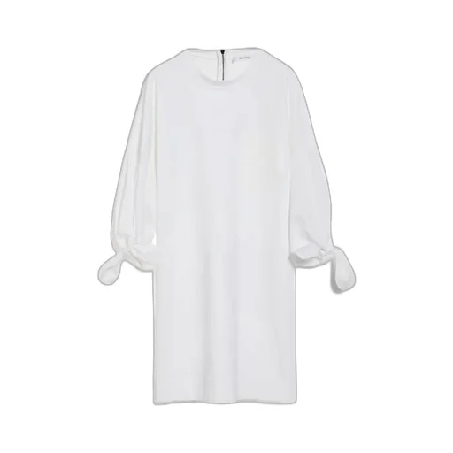 Max Mara Logo Printed Crewneck Dress