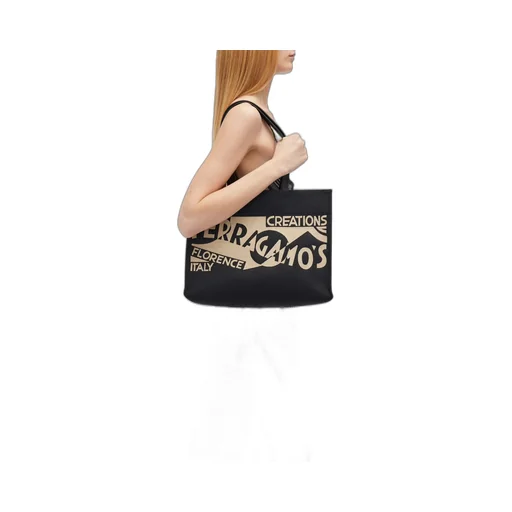 Salvatore Ferragamo Logo Detailed Top Handle Bag
