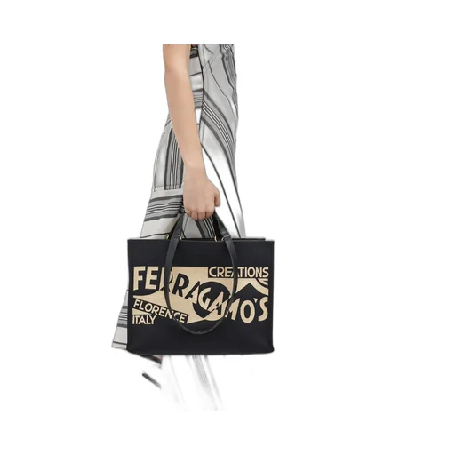 Salvatore Ferragamo Logo Detailed Top Handle Bag
