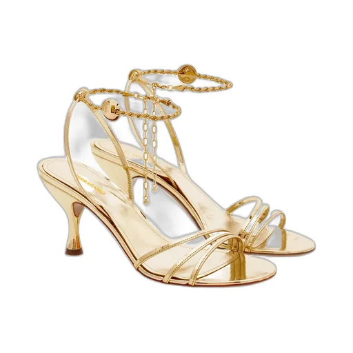 Ankle Chain High-Heeled Sandals