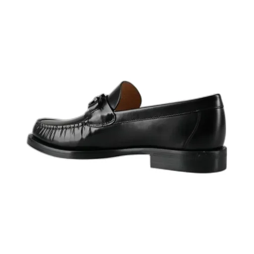 Gancini Plaque 35Mm Leather Loafers