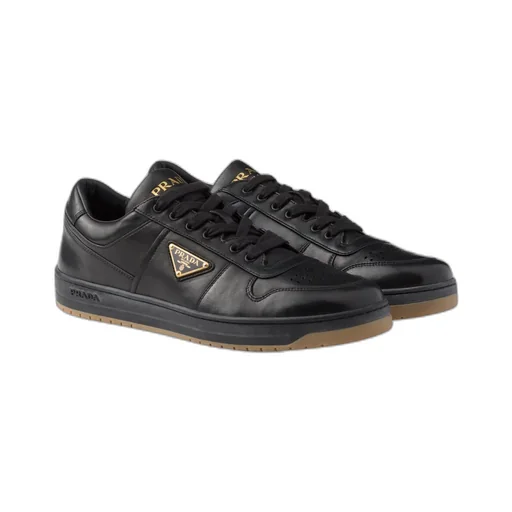 Prada Triangle-Logo Low-Top Sneakers
