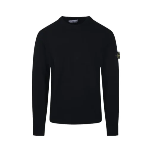 Stone Island Logo Patch Crewneck Sweater