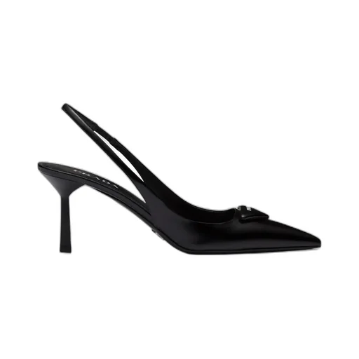 Prada Pointed-Toe Slingback Pumps