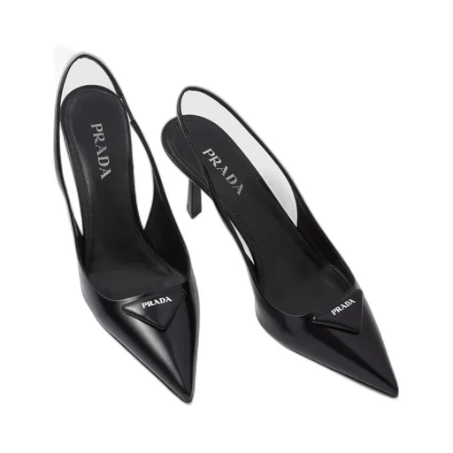 Prada Pointed-Toe Slingback Pumps