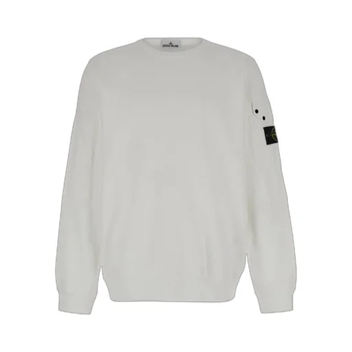 Stone Island Logo Patch Crewneck Sweatshirt