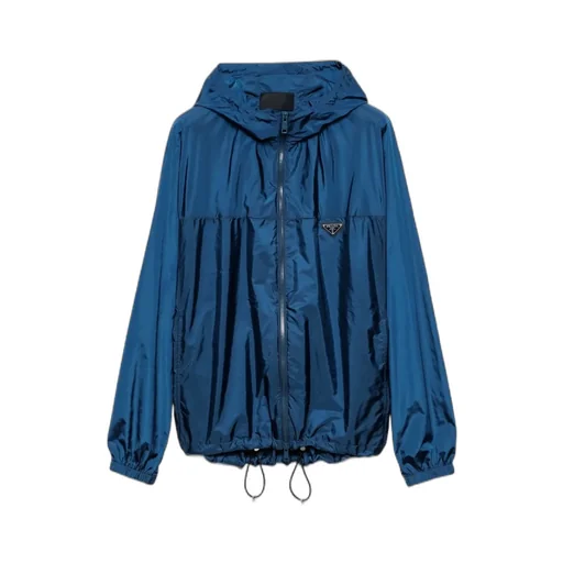 Prada Triangle-Logo Zipped Jacket