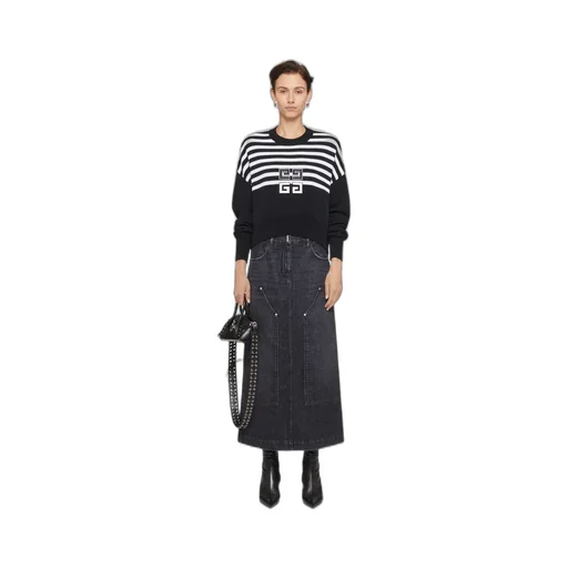 Givenchy Denim Midi Skirt