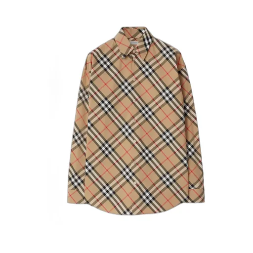Burberry Check Printed Long Sleeved Shirt