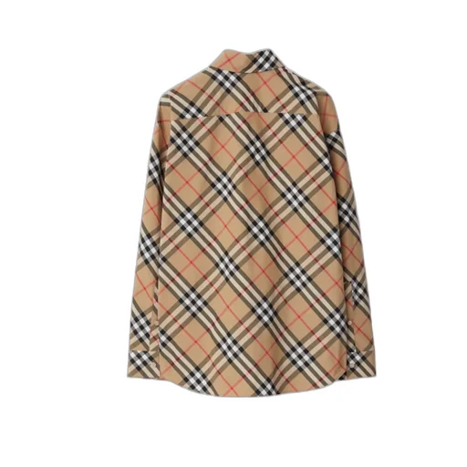 Burberry Check Printed Long Sleeved Shirt