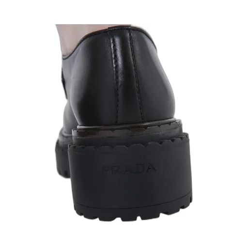 Prada Triangle-Logo Slip-On Loafers