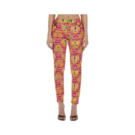 Versace Jeans Couture Heart Couture Print Skinny Jeans
