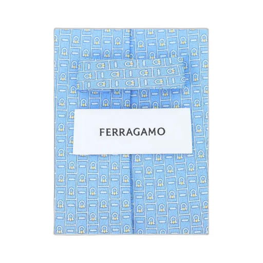 Ferragamo Jacquard Pointed Tip Tie