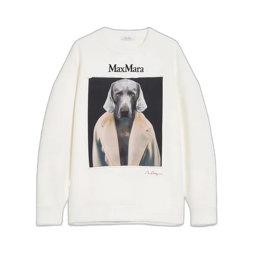Max Mara Logo Embroidered Crewneck Sweatshirt