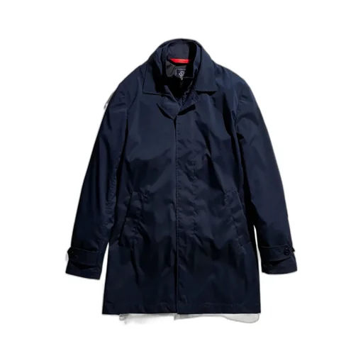Fay Single-Breasted Long-Sleeved Coat