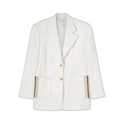 Palm Angels Single Breasted Tailored Blazer