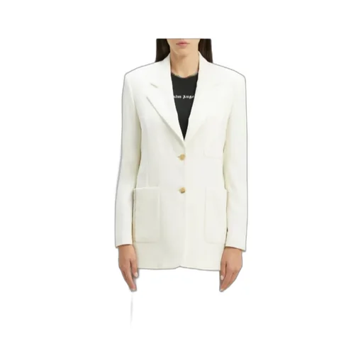 Palm Angels Single Breasted Tailored Blazer