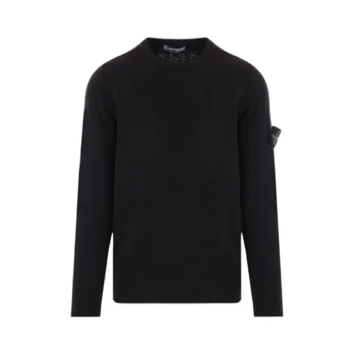 Stone Island Logo Patch Crewneck Jumper