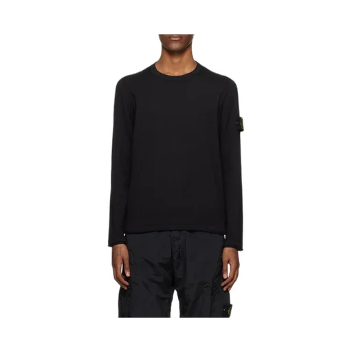 Stone Island Logo Patch Crewneck Jumper