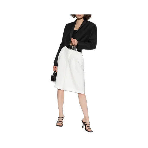 Dsquared2 Cropped Square-Neck Knitted Top