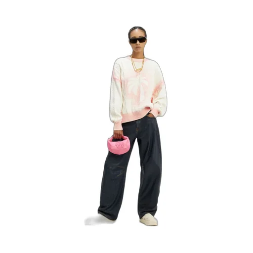 Palm Angels Sprayed Palm Crewneck Jumper