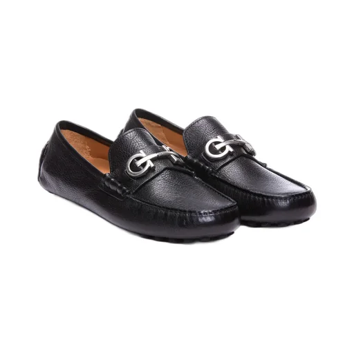 Ferragamo Grazioso Logo Plaque Loafers
