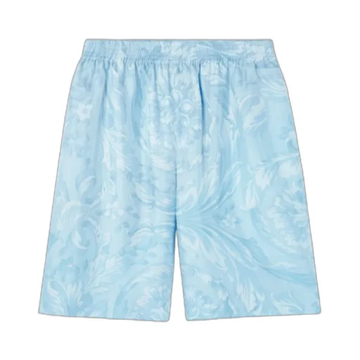 Versace Barocco-Printed Elasticated Waistband Shorts