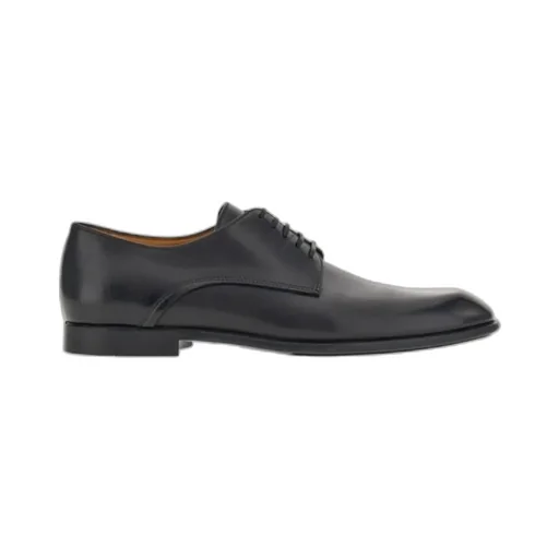 Salvatore Ferragamo Almond-Toe Lace-Up Derby Shoes