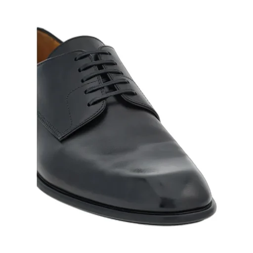 Salvatore Ferragamo Almond-Toe Lace-Up Derby Shoes
