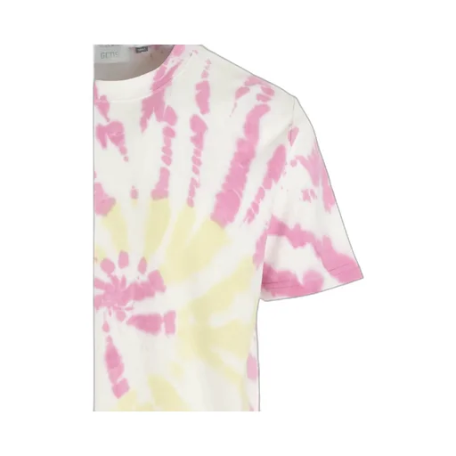 Gcds Logo Printed Tie-Dye Crewneck T-Shirt