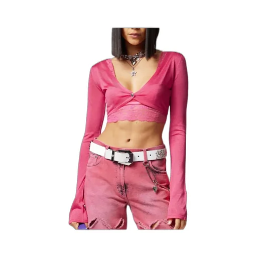 Medusa Cropped Buttoned Cardigan